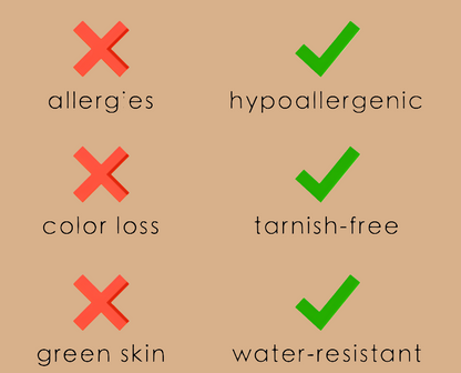 Halskette Hufeisen Edelstahl Förmiger Verschluss Dicke Kette