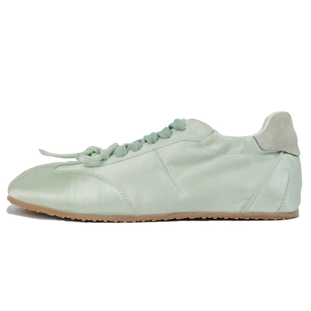 Damen Sneaker Ballett Look Elegant Schuhe