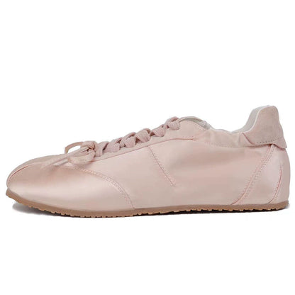 Damen Sneaker Ballett Look Elegant Schuhe