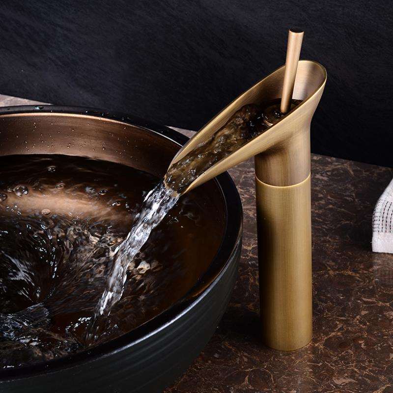 Messing Wasserhahn Badezimmer MischbatterieVintage Stil - BerlinGlamour