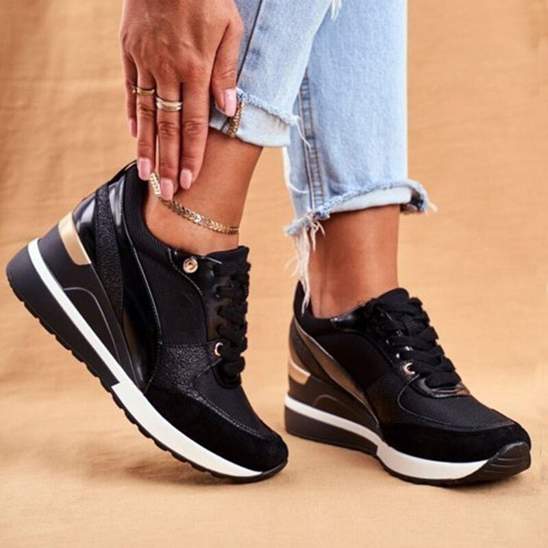 Damen Sportsneaker Bequem High-Top Sneaker