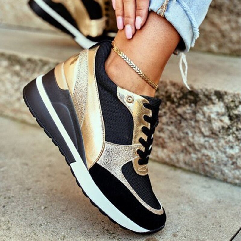 Damen Sportsneaker Bequem High-Top Sneaker