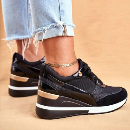 Frauen Turnschuhe Modisch Weiße Sneaker Damenschuhe