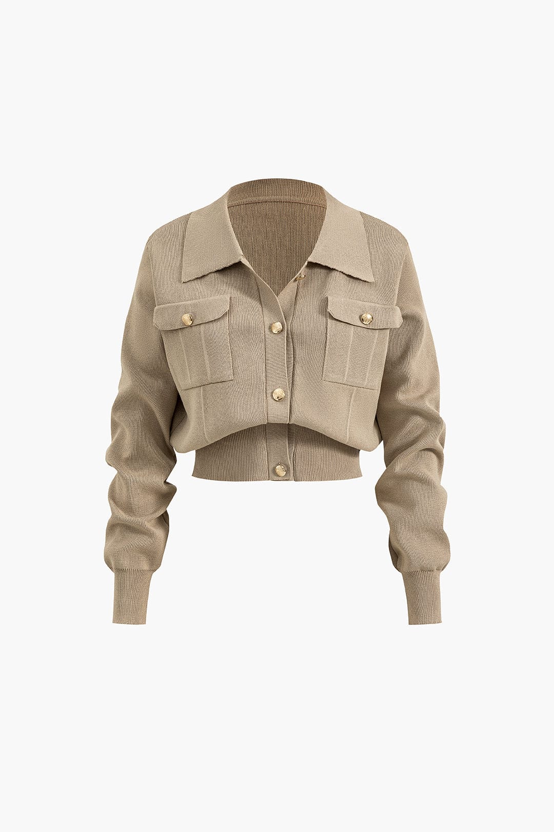 Strick-Set Damen Blazer Rock Kombination