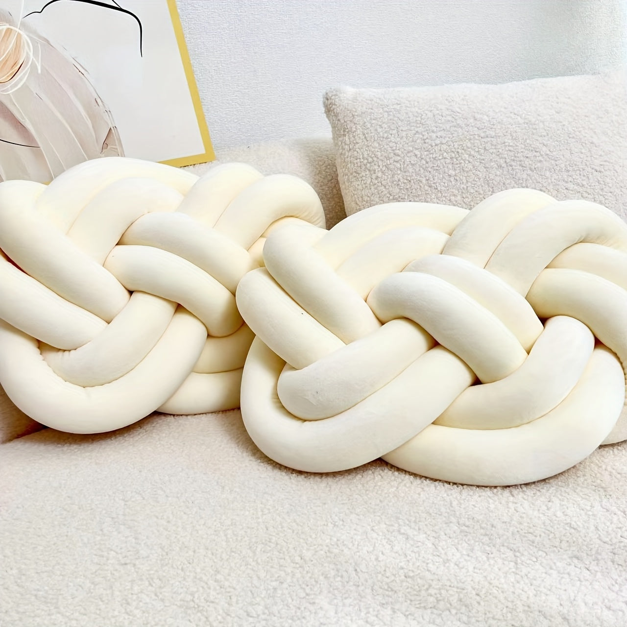 Weiche Kissen Luxus Komfort mit Knöpfen Modern - BerlinGlamour