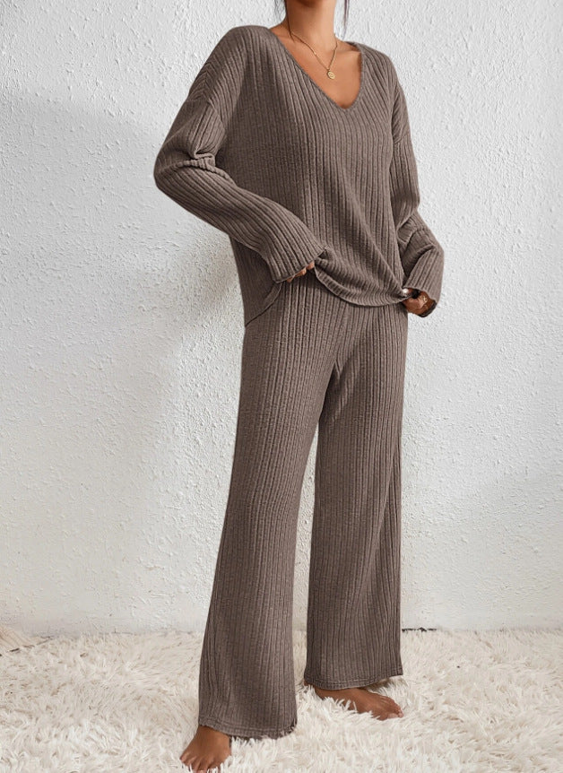2-teiliger Strickanzug Damen Glamour