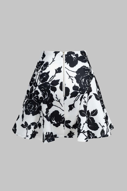Frauen Zweiteiler Set Bluse Faltenrock Elegant