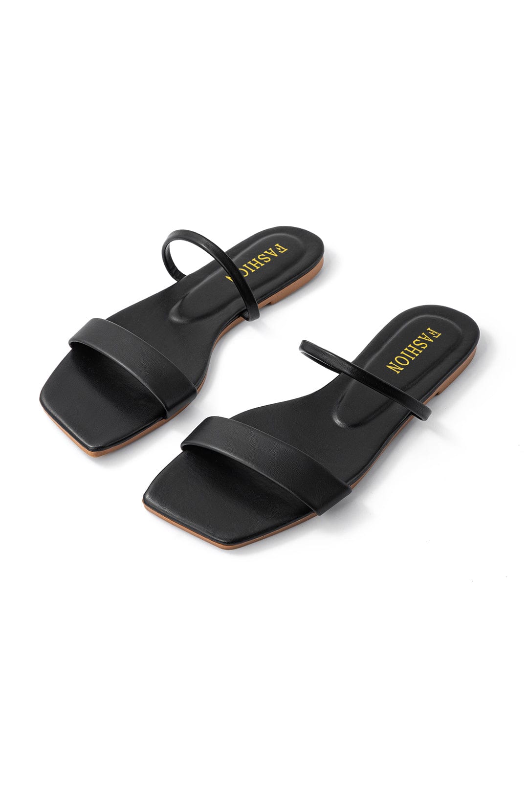 Schwarze Sandalen Elegantes Minimal Design
