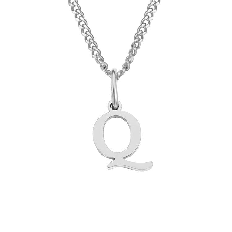 14K Edelstahl Halskette Buchstabenkette Modern