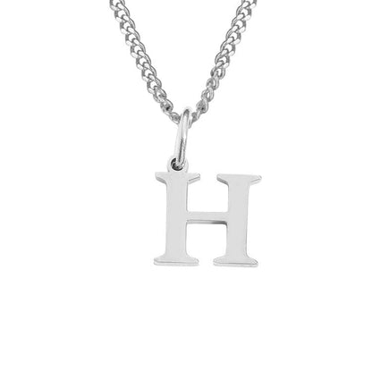 14K Edelstahl Halskette Buchstabenkette Modern