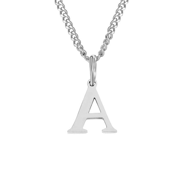 14K Edelstahl Halskette Buchstabenkette Modern