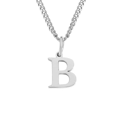 14K Edelstahl Halskette Buchstabenkette Modern
