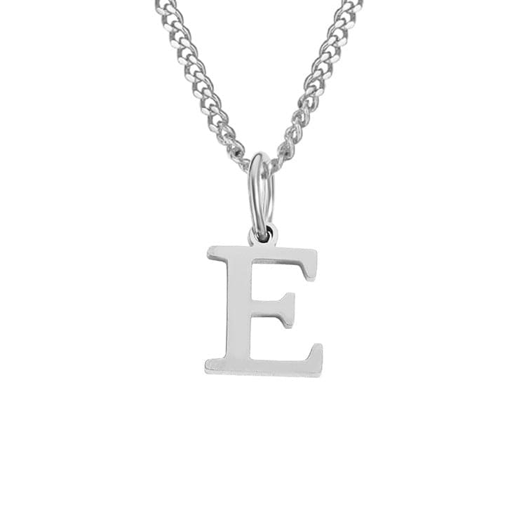 14K Edelstahl Halskette Buchstabenkette Modern