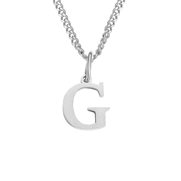 14K Edelstahl Halskette Buchstabenkette Modern