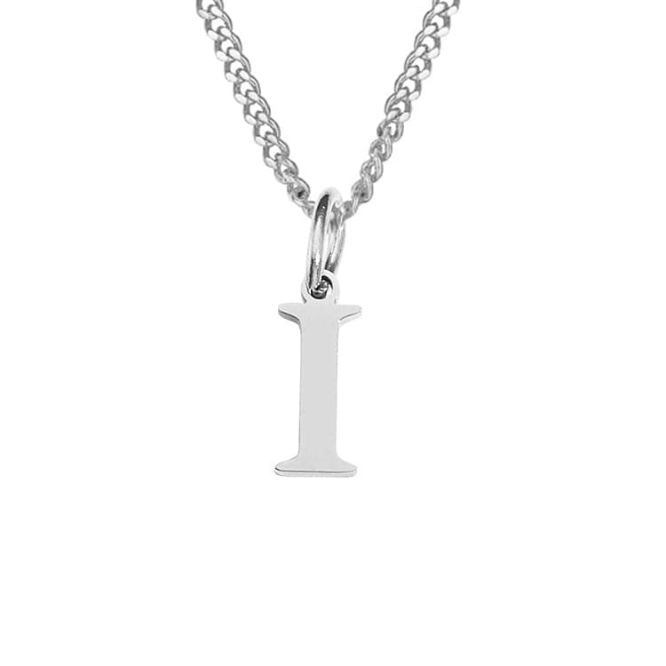 14K Edelstahl Halskette Buchstabenkette Modern