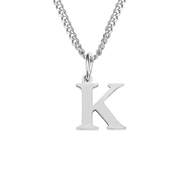 14K Edelstahl Halskette Buchstabenkette Modern