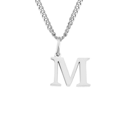 14K Edelstahl Halskette Buchstabenkette Modern