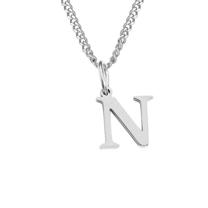 14K Edelstahl Halskette Buchstabenkette Modern