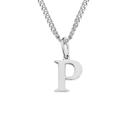 14K Edelstahl Halskette Buchstabenkette Modern