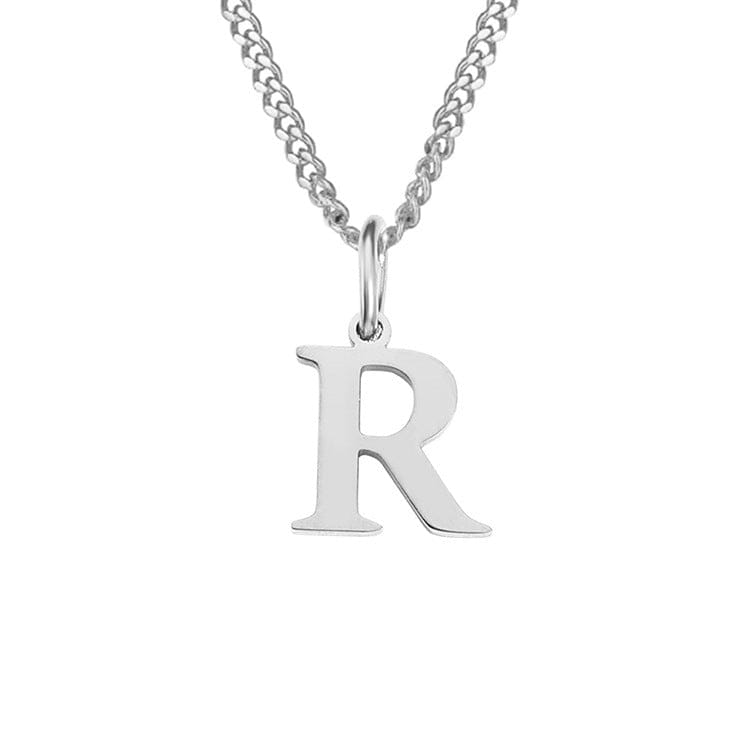 14K Edelstahl Halskette Buchstabenkette Modern