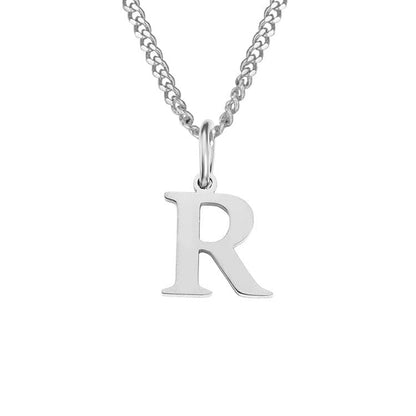 14K Edelstahl Halskette Buchstabenkette Modern