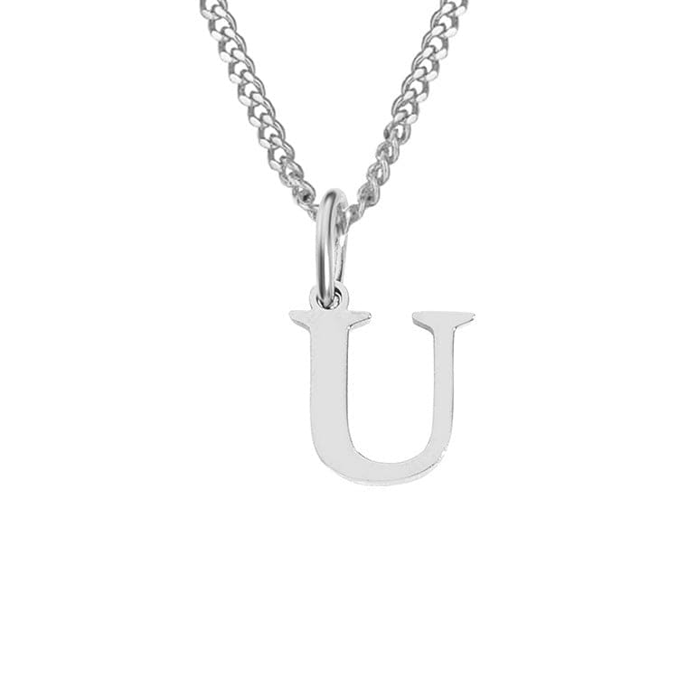 14K Edelstahl Halskette Buchstabenkette Modern