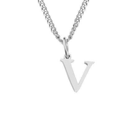 14K Edelstahl Halskette Buchstabenkette Modern