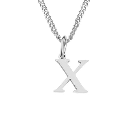 14K Edelstahl Halskette Buchstabenkette Modern