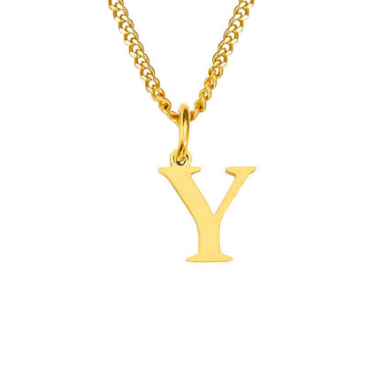 14K Edelstahl Halskette Buchstabenkette Modern