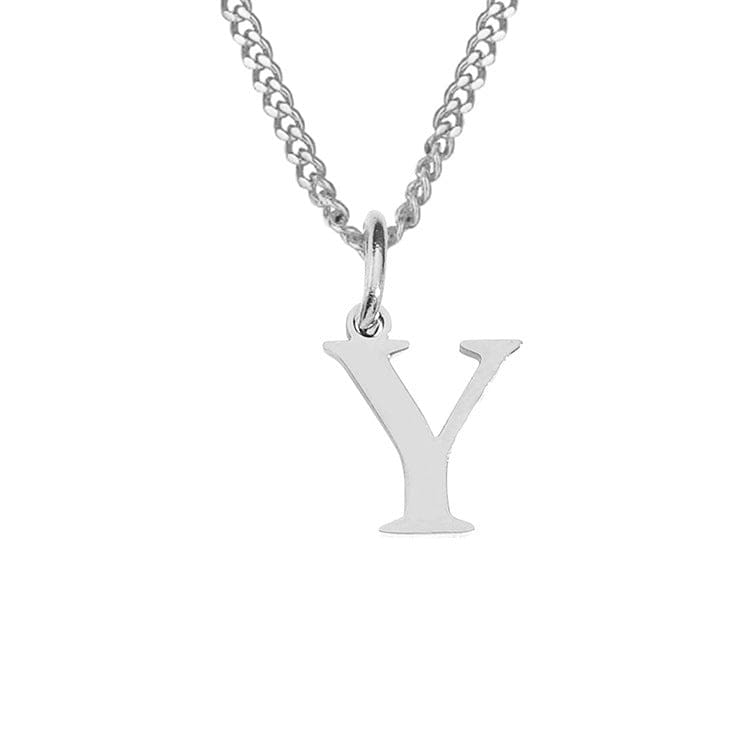 14K Edelstahl Halskette Buchstabenkette Modern
