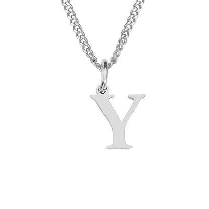 14K Edelstahl Halskette Buchstabenkette Modern