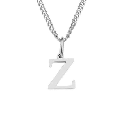 14K Edelstahl Halskette Buchstabenkette Modern