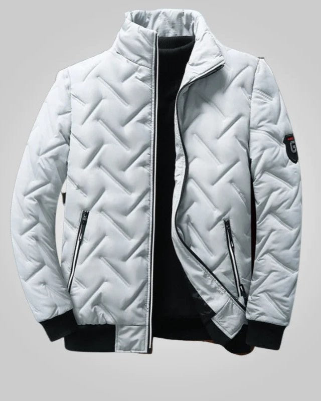 Herren Winterjacke Wattierte Isolierung Warm