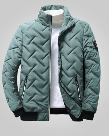 Herren Winterjacke Wattierte Isolierung Warm