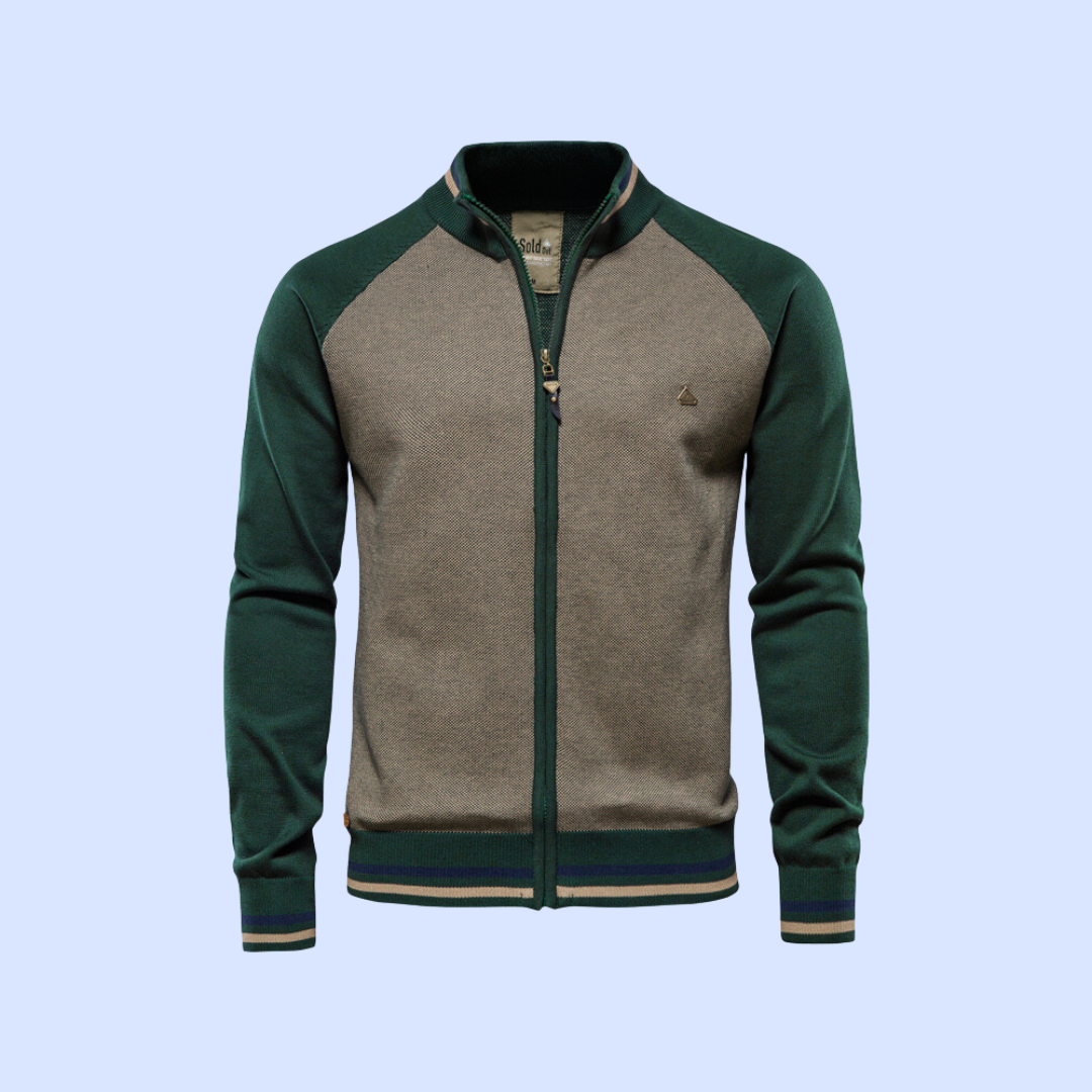 Herbstliche Herren-Strickjacke - Sven