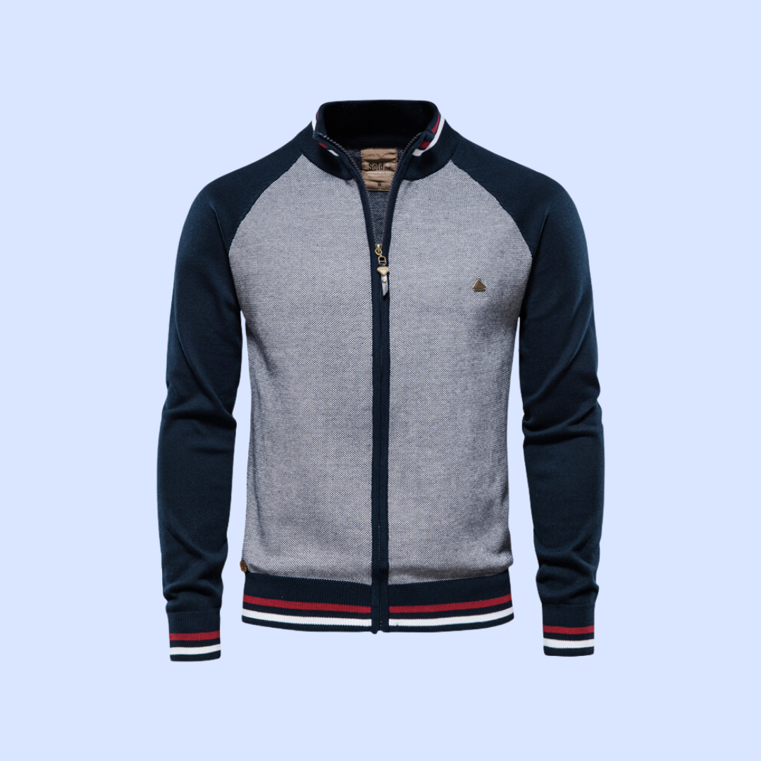 Herbstliche Herren-Strickjacke - Sven