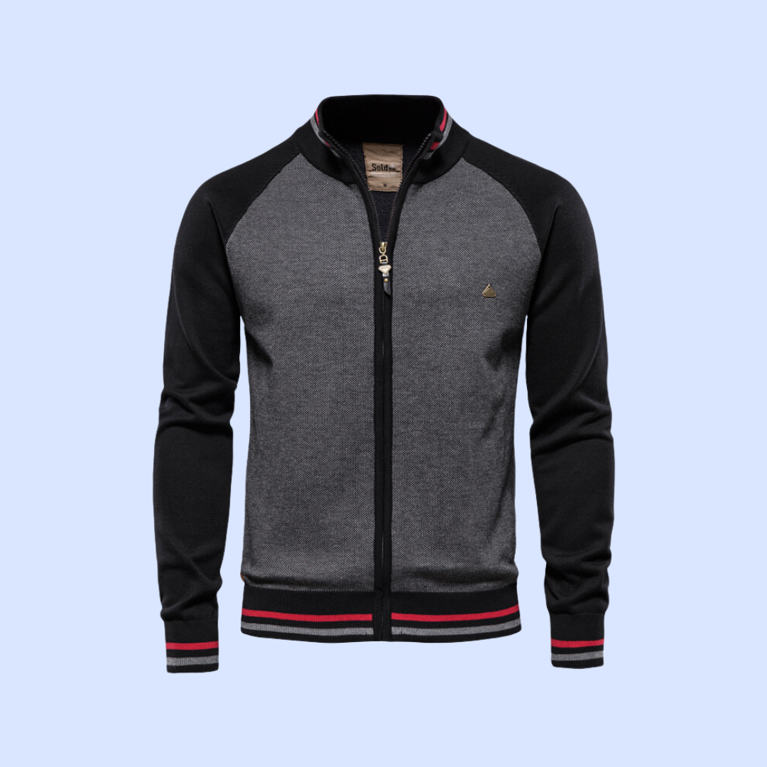 Herbstliche Herren-Strickjacke - Sven