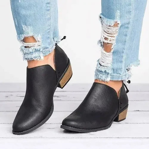 Elegante Stiefelette Warm Bequem Damen Schuhe Winter