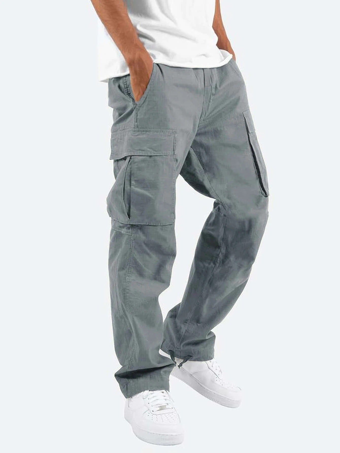 Herren Cargo-Hose Lässig Bequem Freizeit