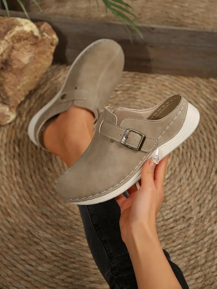 Wedge Sandalen Metallbuckel Nieten Stilvoll Damen
