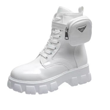 Biker Boots Robust Leder Motorradstiefel