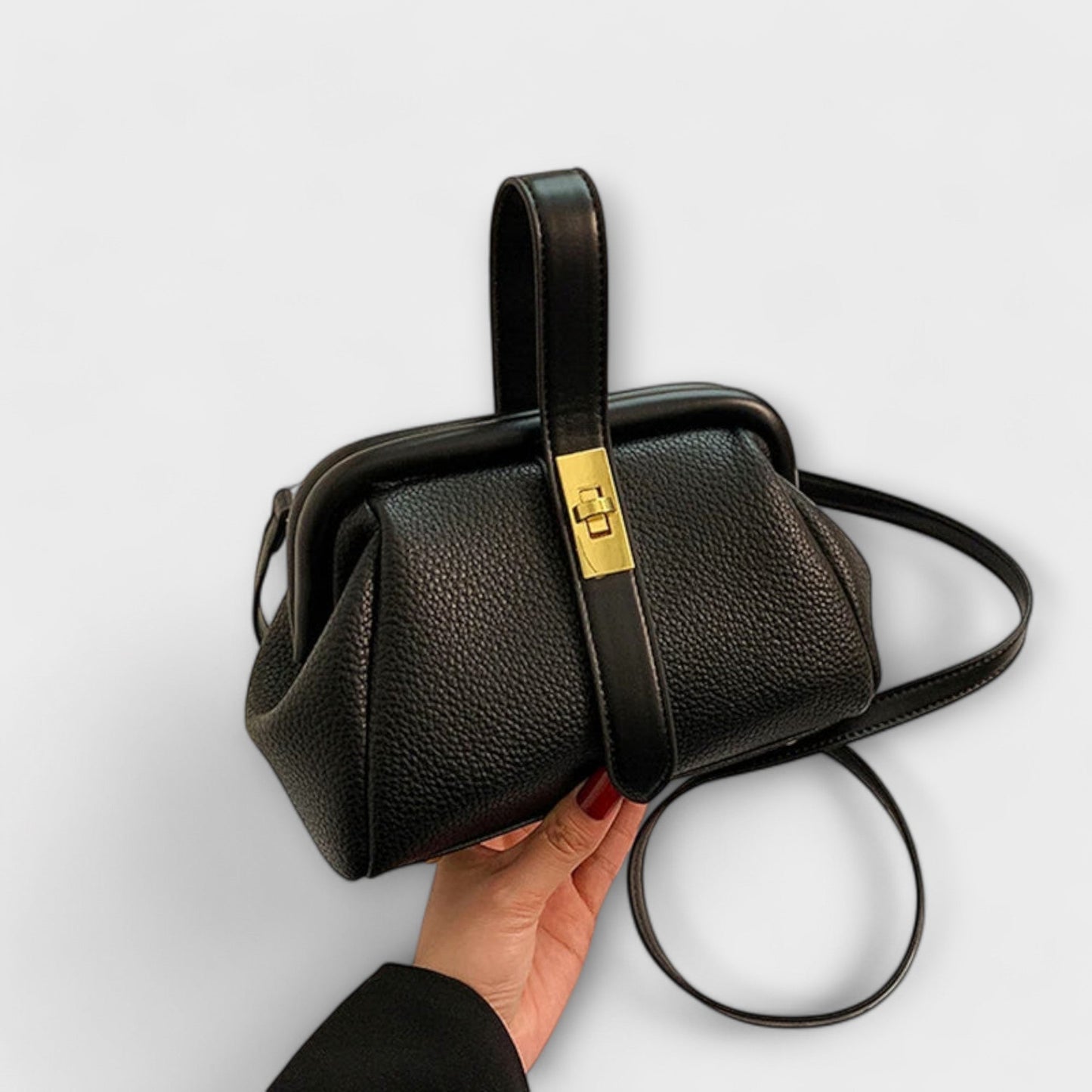 Elegante Damen Handtasche Mini Lederschmuck