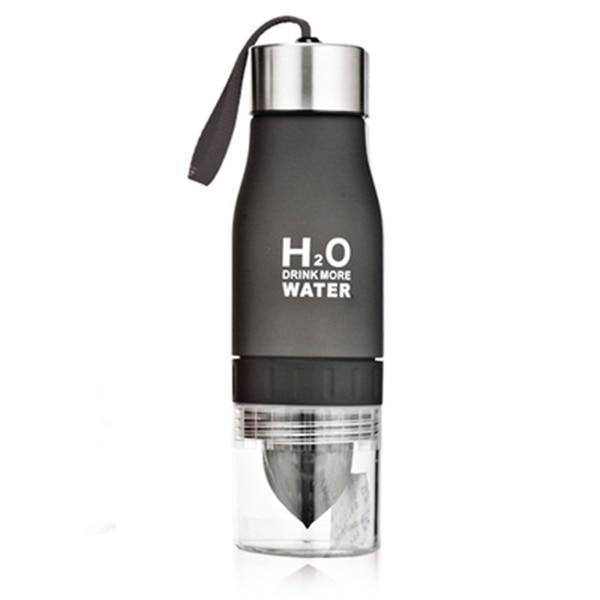Wasserflasche mit Frucht-Infuser Durchsichtig