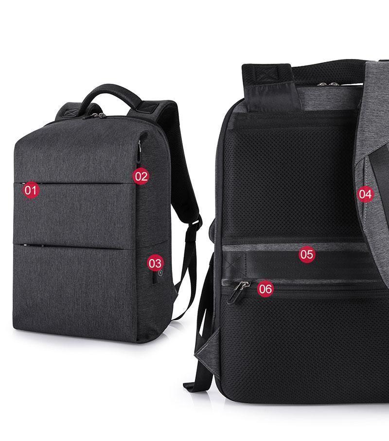 USB Laptop Rucksack Praktisch Reise