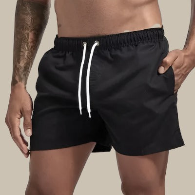 Herren Schwimmshorts Schnelltrocknend Sportlich Basic