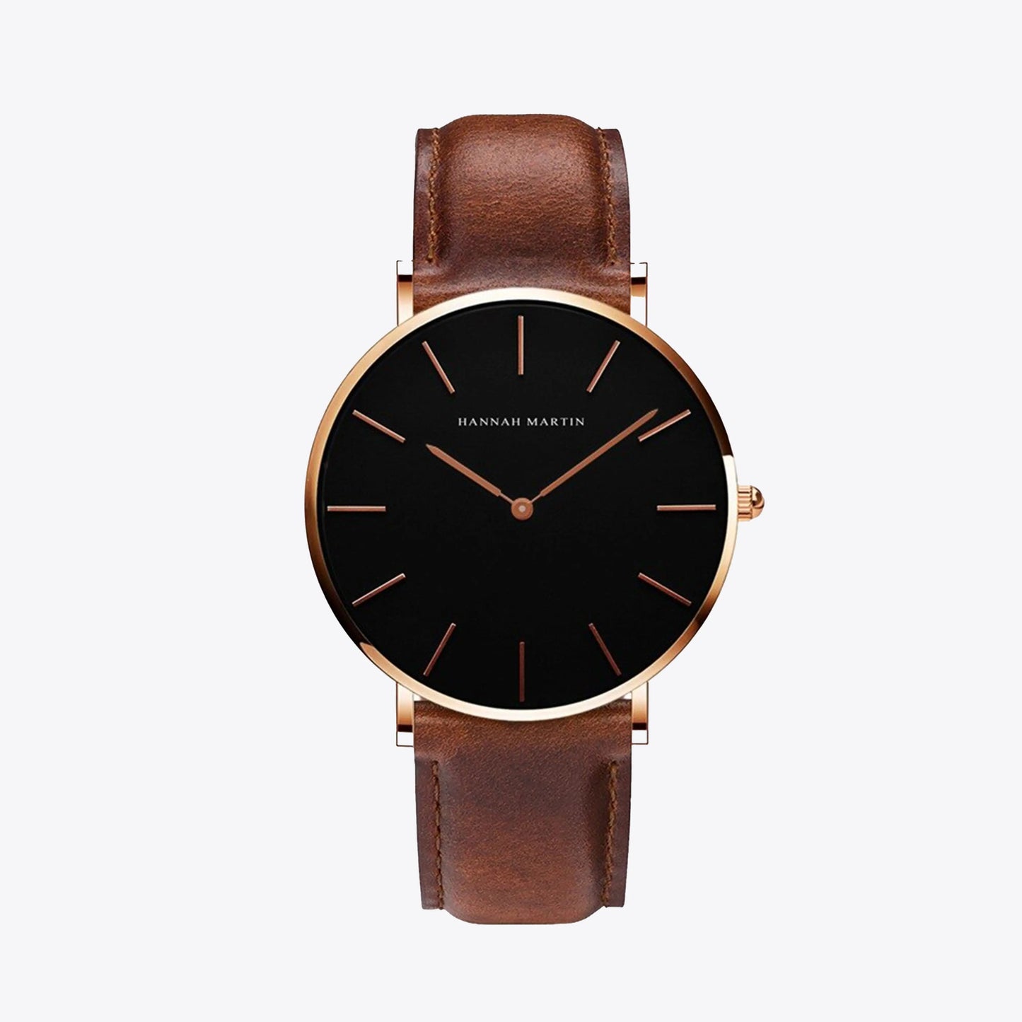 Herren Armbanduhr Elegantes Design Leder - BerlinGlamour