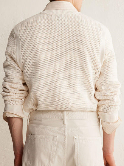 Strickpullover Herren Klassisch Zeitlos Grobstrick