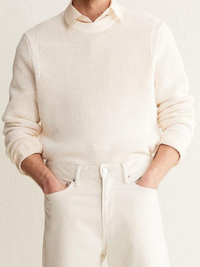 Strickpullover Herren Klassisch Zeitlos Grobstrick