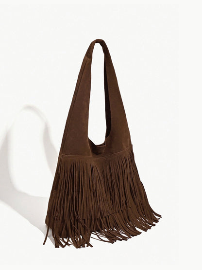 Boho Tasche Fransen Rucksack Damen Mode
