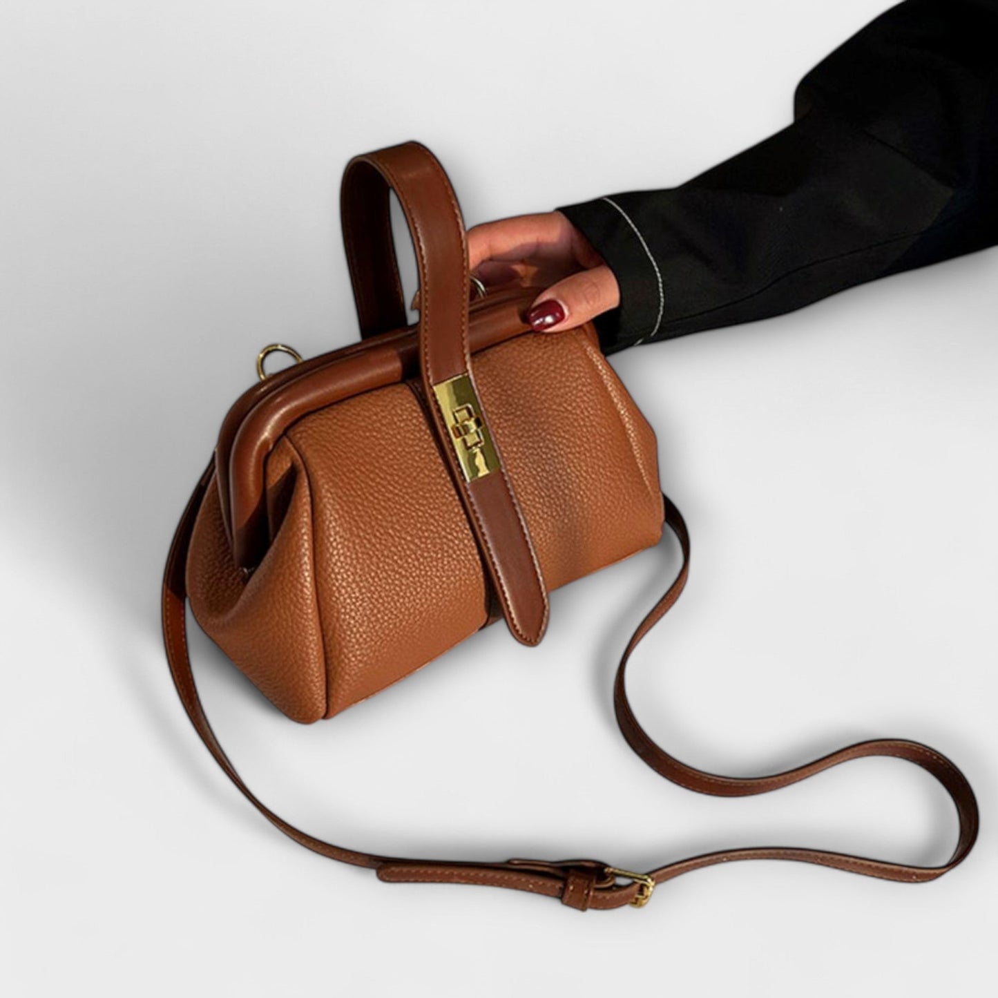 Elegante Damen Handtasche Mini Lederschmuck